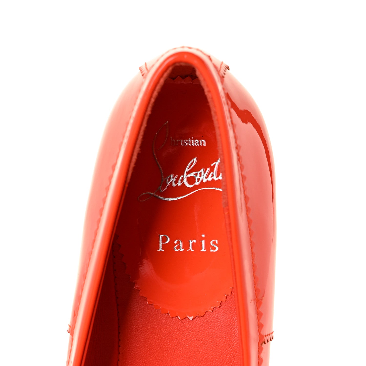 Christian Louboutin Patent Mamadrague Flats 38 Sunrise 7 of 8