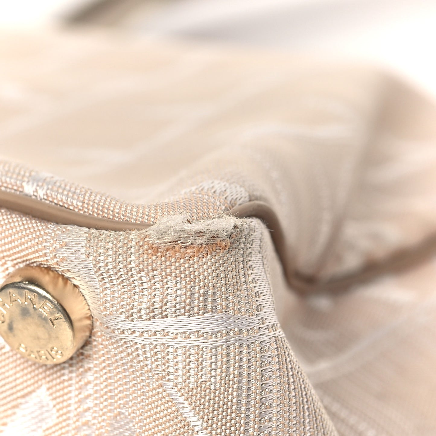 Nylon Medium Travel Tote Beige