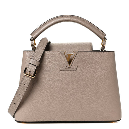 Louis Vuitton Taurillon Capucines BB Galet 1 of 9