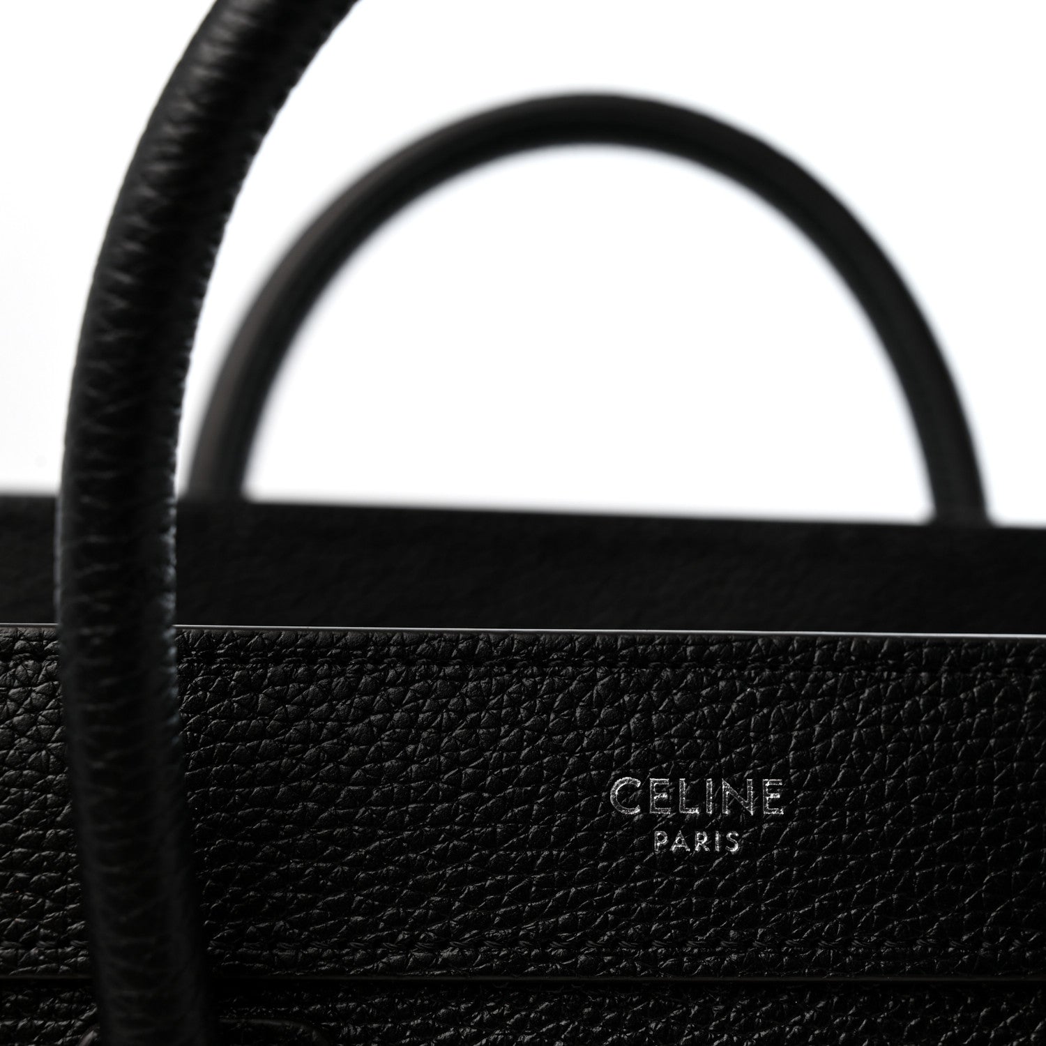 Celine Smooth Calfskin Nano Luggage Black 6 of 11