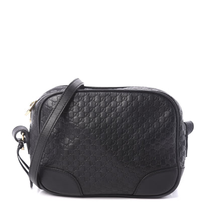 Gucci Microguccissima Mini Bree Messenger Bag Black 1 of 10