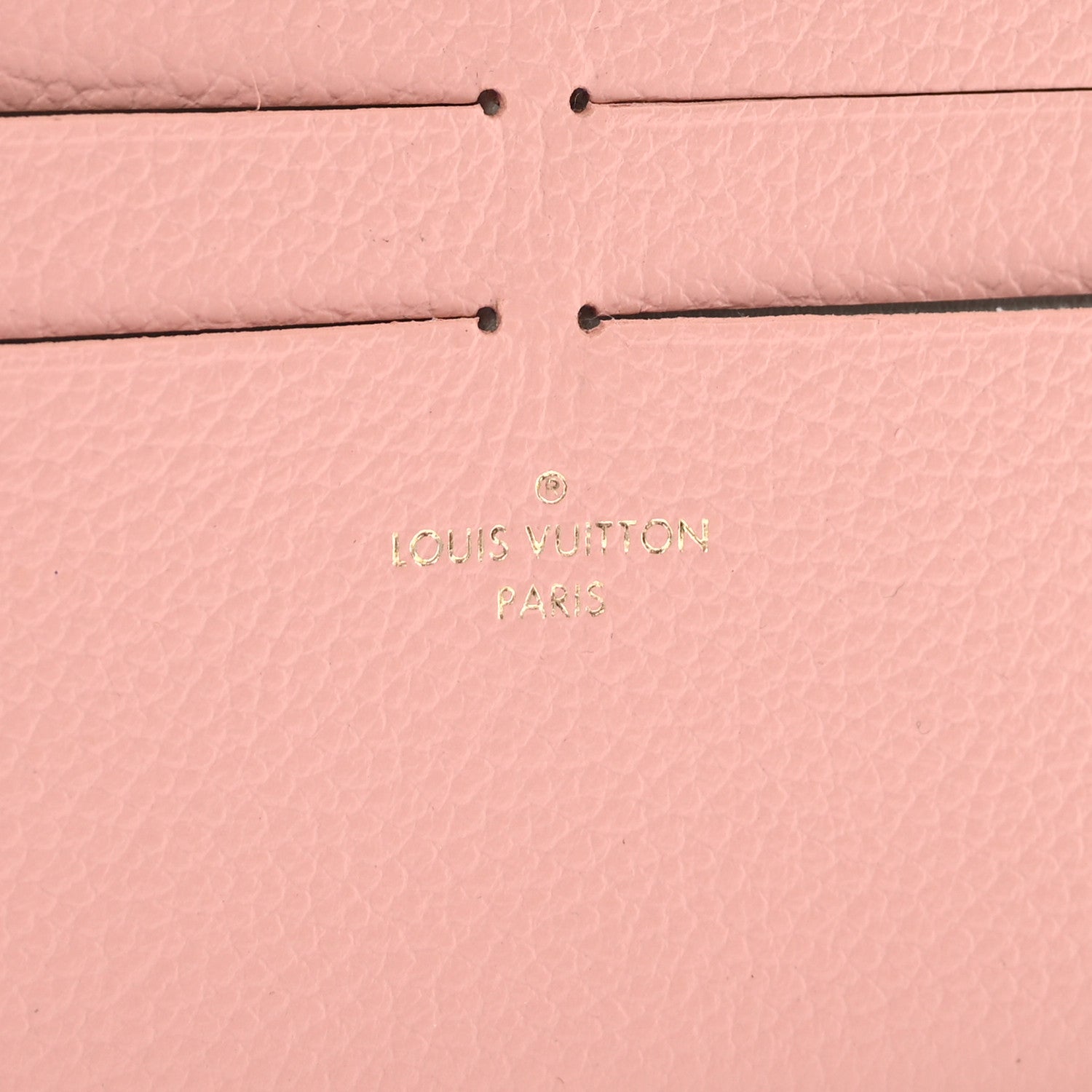 Louis Vuitton Calfskin Felicie Card Holder Insert Rose Poudre 6 of 6