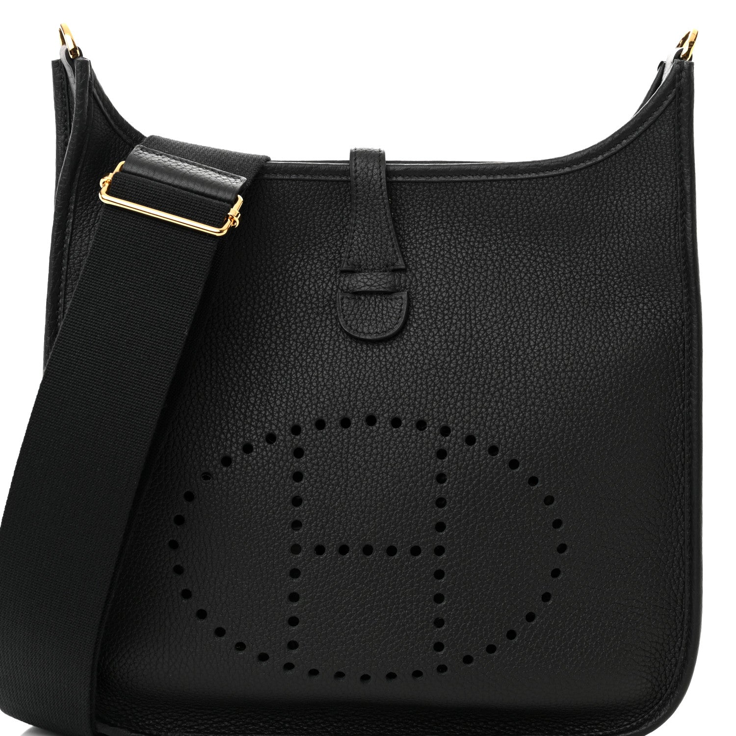 Hermes Taurillon Clemence Evelyne III PM Black 8 of 12