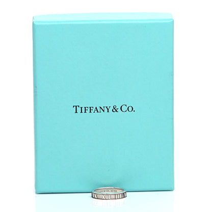 Tiffany Sterling Silver Narrow Atlas Ring 50 5.25 5 of 5