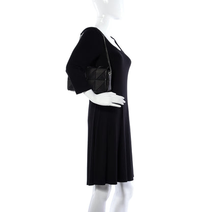 Saint Laurent Lambskin Patchwork Micro Stud Monogram Medium Jamie Baguette Black 2 of 11