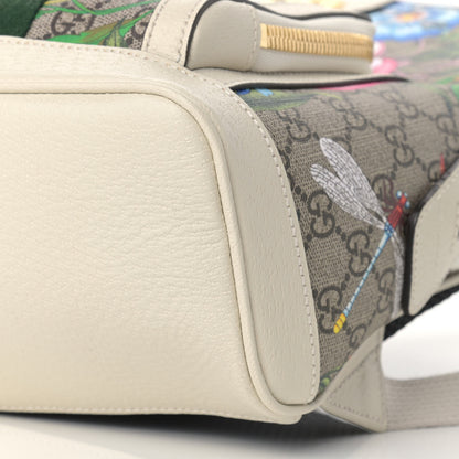 Gucci GG Supreme Monogram Flora Web Small Ophidia Day Backpack White 9 of 9