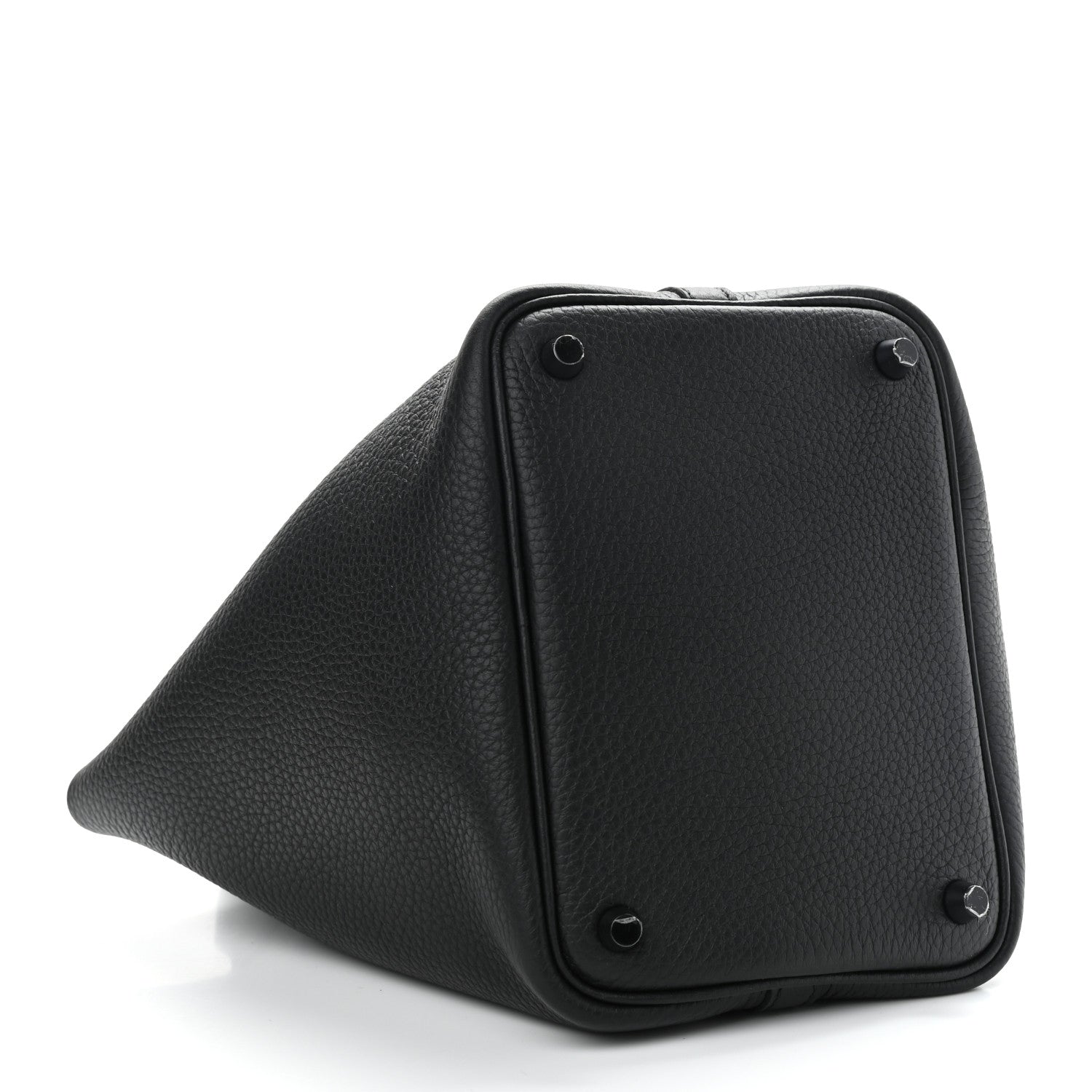 Hermes Taurillon Clemence Monochrome Picotin Lock 18 PM Black 4 of 11