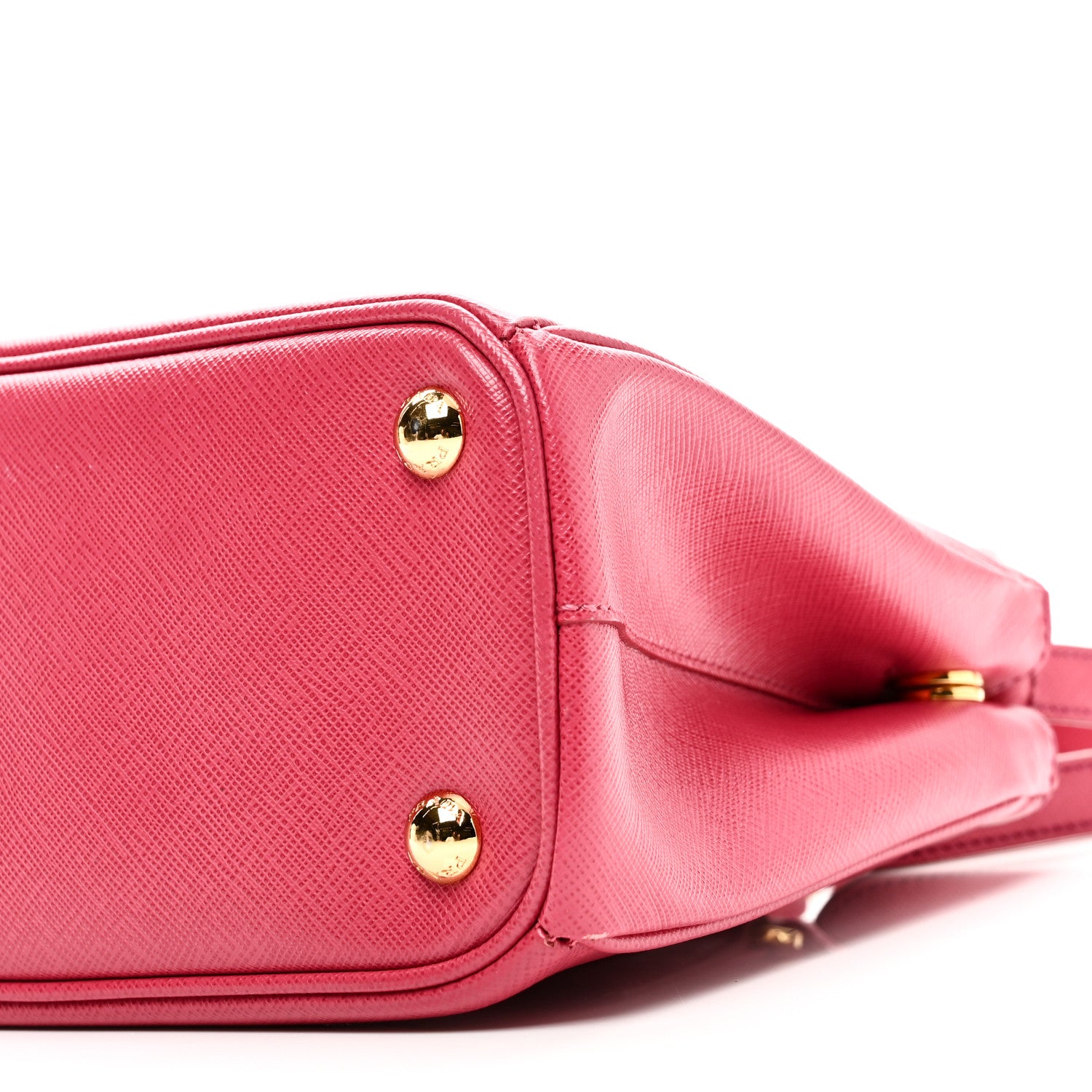 Prada Saffiano Mini Galleria Double Zip Tote Peonia 1878049