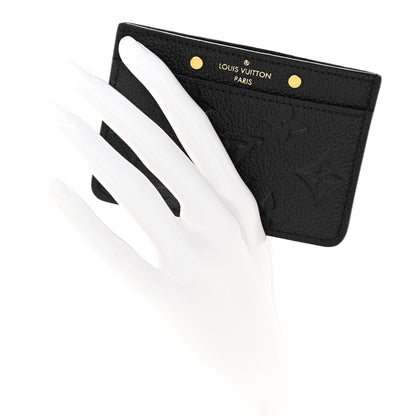 Louis Vuitton Empreinte Card Holder Black 2 of 7