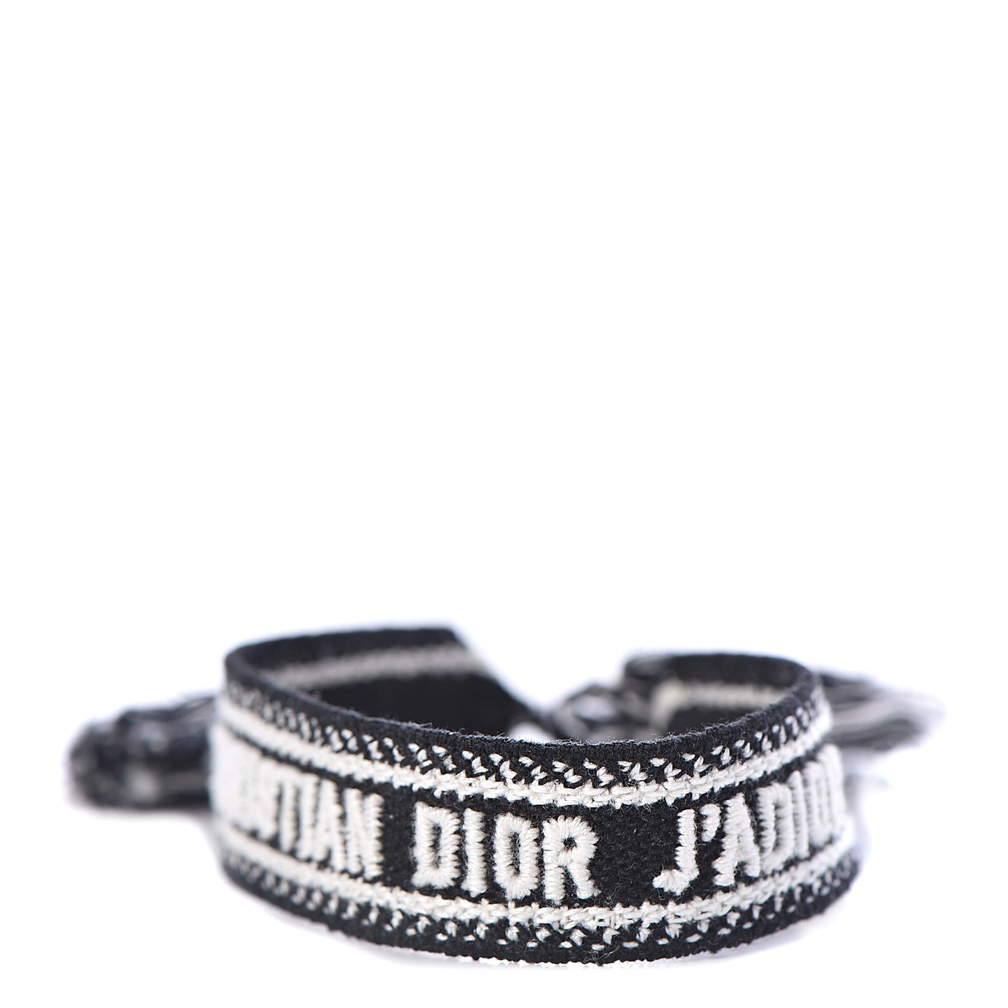 Woven Cotton J'Adior Friendship Bracelet Black