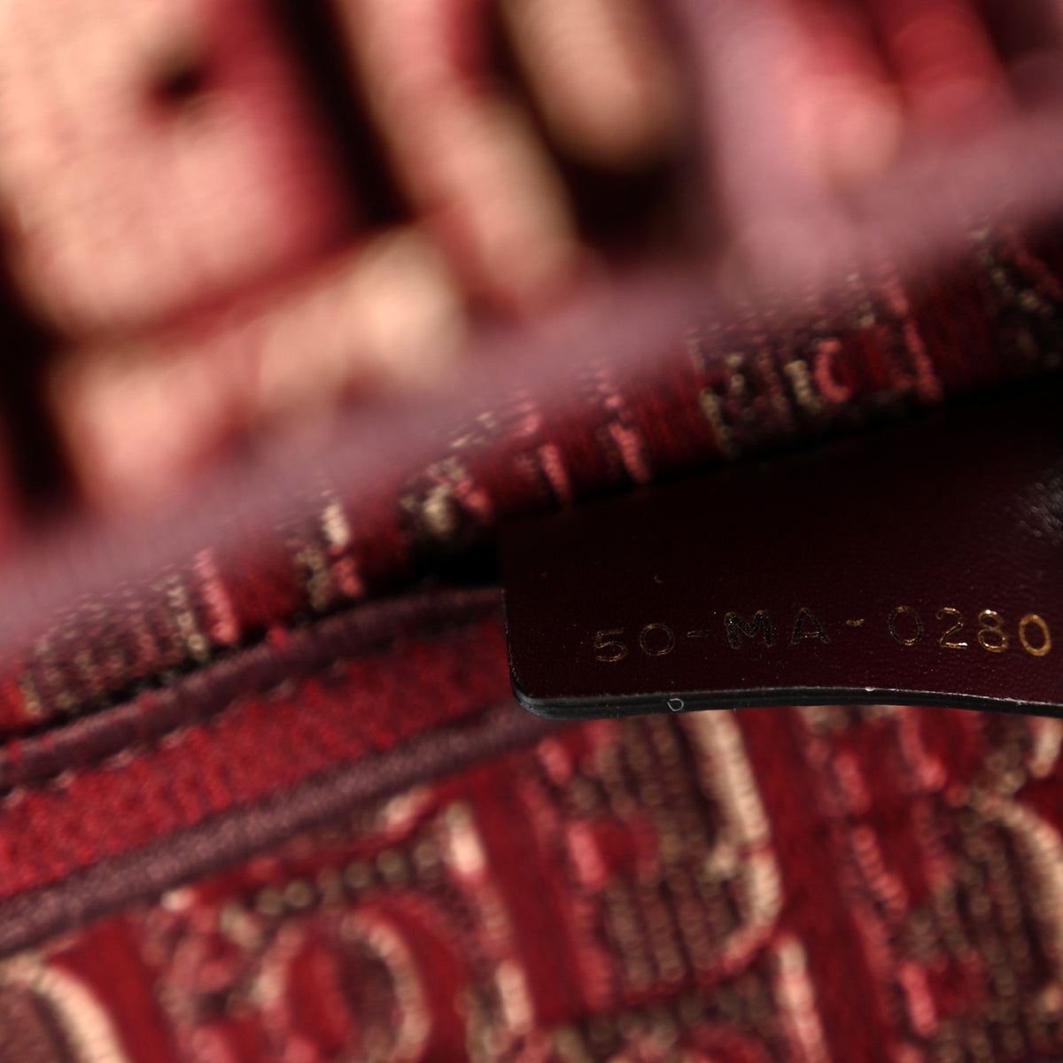 Velvet Oblique Saddle Bag Burgundy