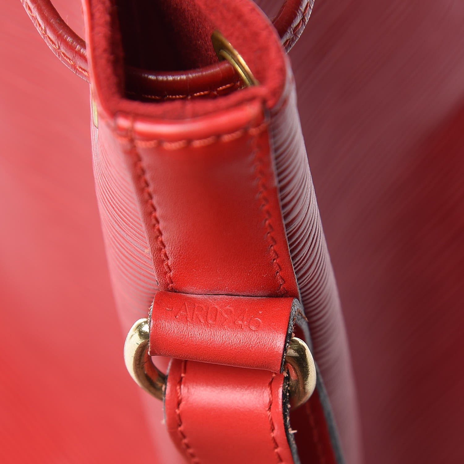 Louis Vuitton Epi Petit Noe Castillan Red 7 of 9