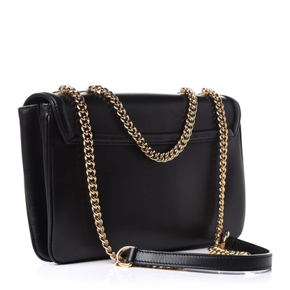 Gucci Vitello Palmellato Lux Crystal Medium Rajah Shoulder Bag Black 2 of 10