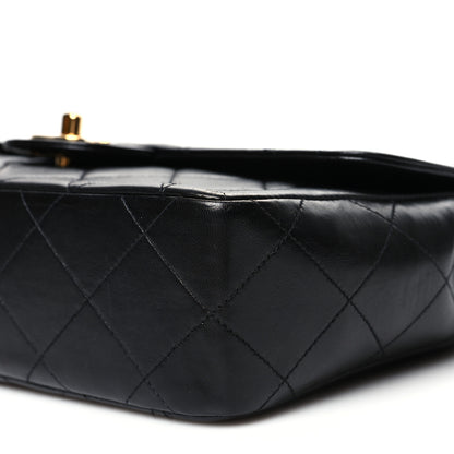 Chanel Lambskin Quilted Medium Single Flap Black 10 of 12