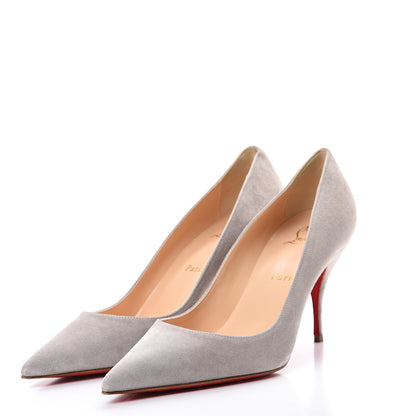 Christian Louboutin Veau Velours Clare 80 Pumps 38.5 Fume 3 of 8