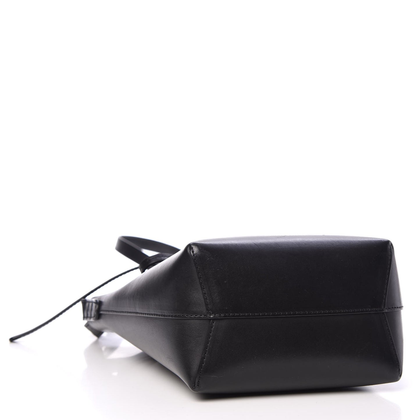 Calfskin Mini Mini Bucket Bag Black Flamma