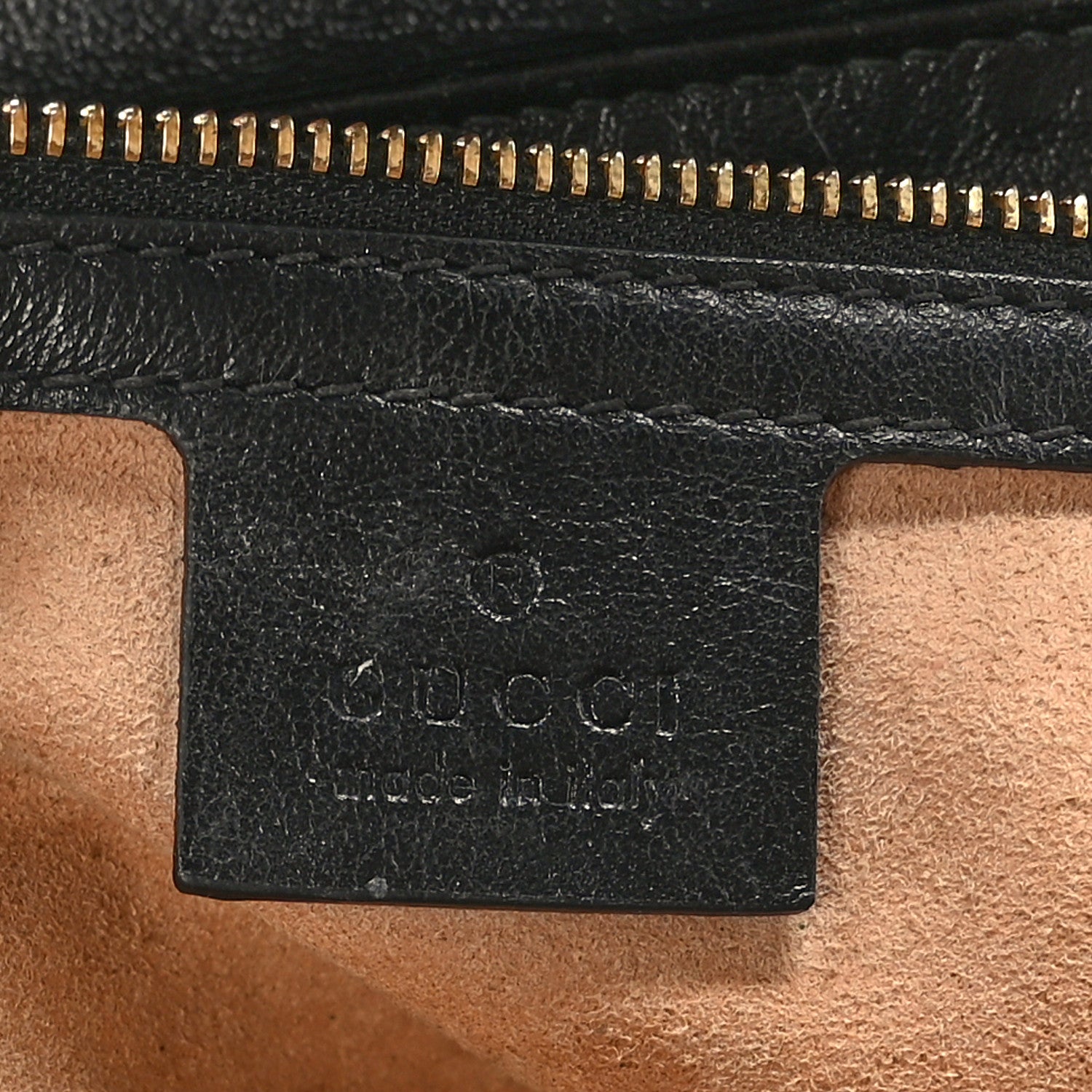 Gucci Monogram Matelasse Diagonal Small GG Marmont Shoulder Bag Beige Black 6 of 9