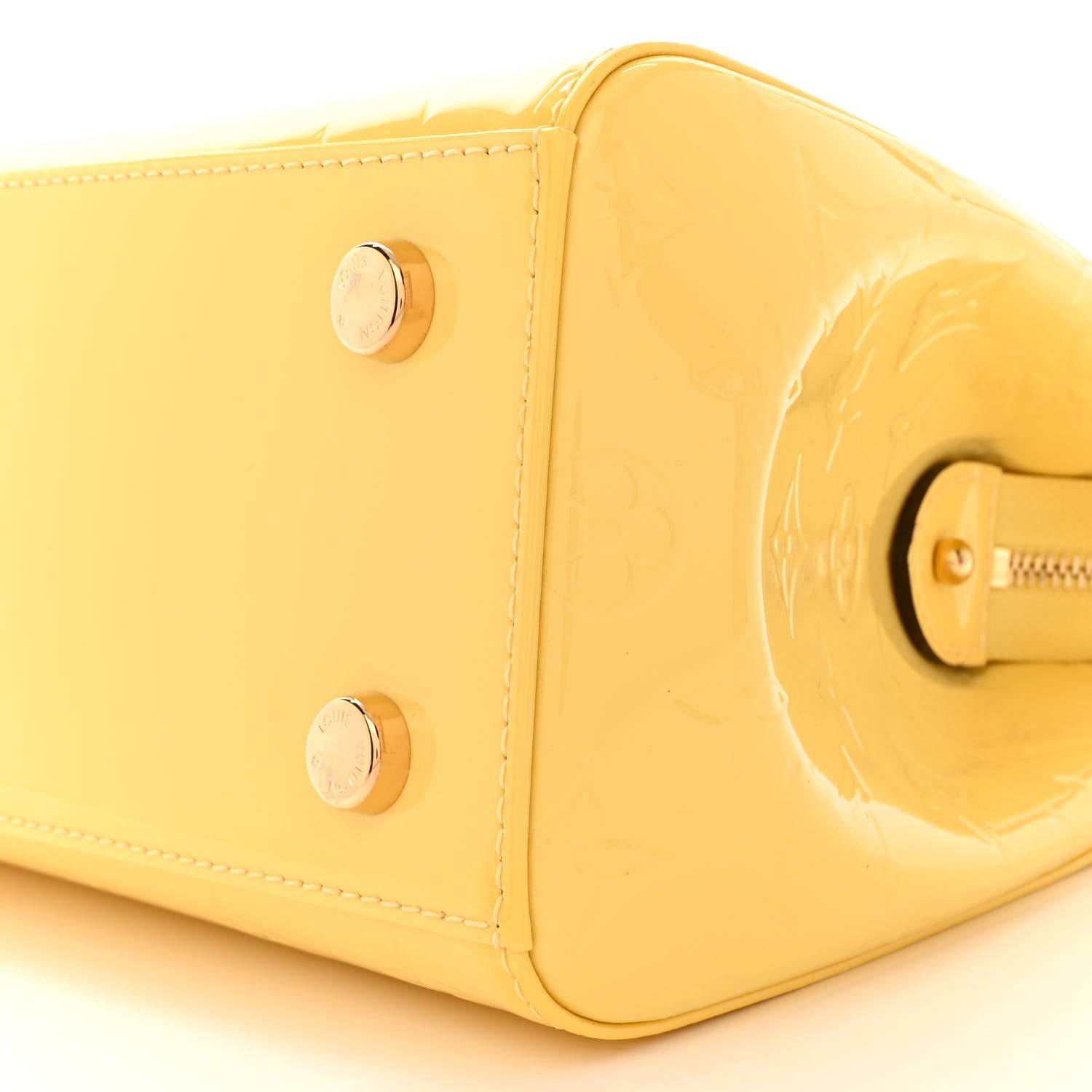Louis Vuitton Vernis Brea MM Citrine 10 of 11