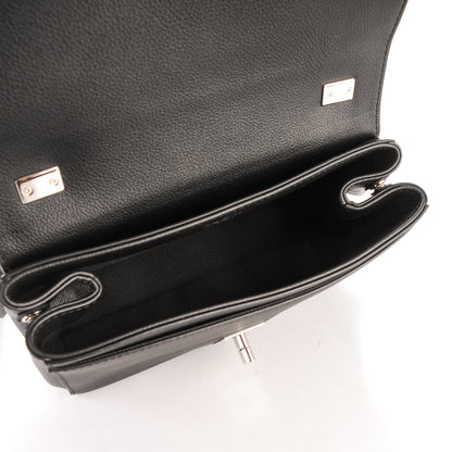 Louis Vuitton Calfskin Lockme II Chain Bag BB Black 5 of 7