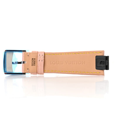 Louis Vuitton Alligator Tambour Watch Strap Pink 3 of 5