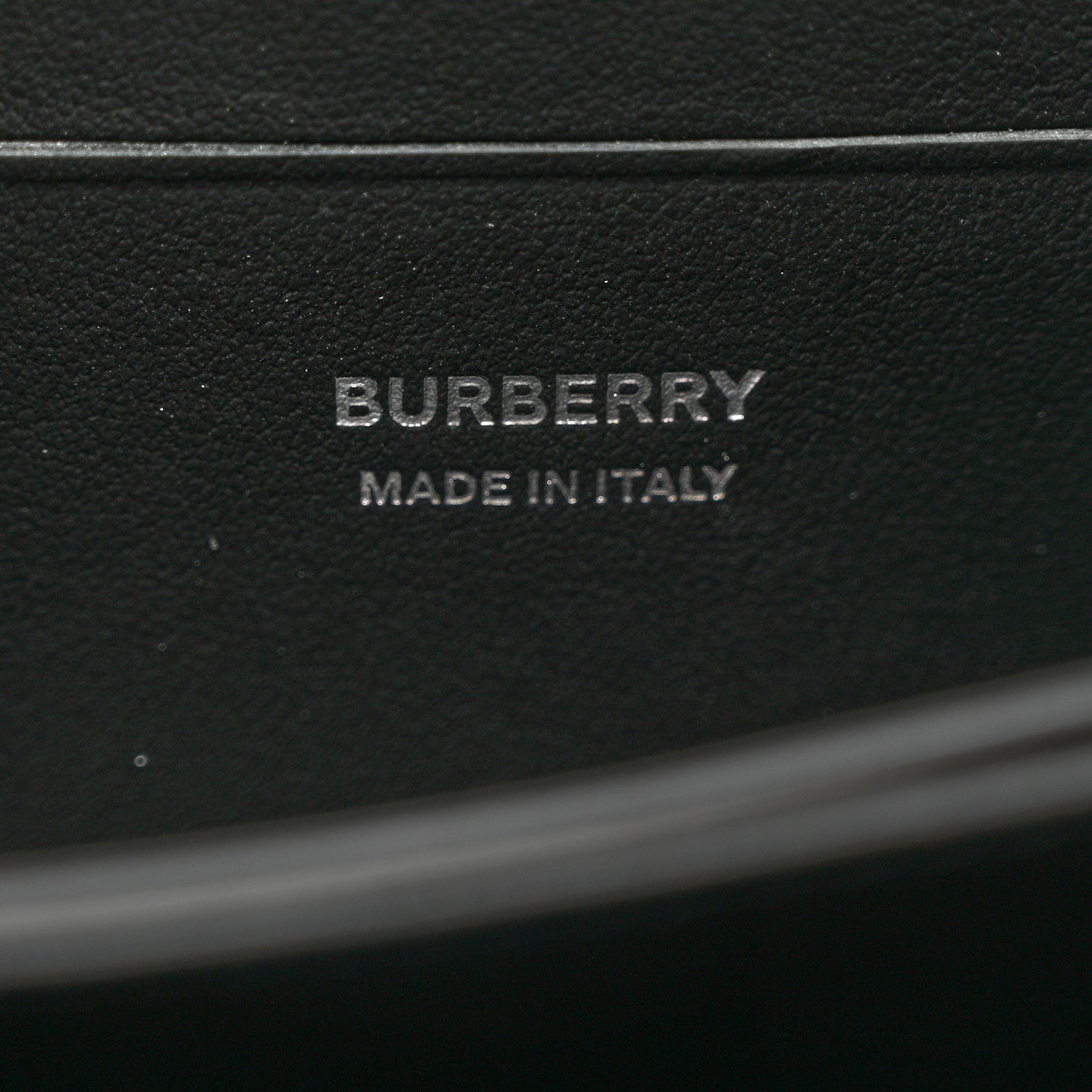 Burberry Lambskin Quilted Lola Wallet Black 6 of 6