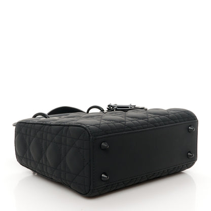 Christian Dior Ultra Matte Calfskin Cannage Small My ABCDior Lady Dior Black 4 of 11