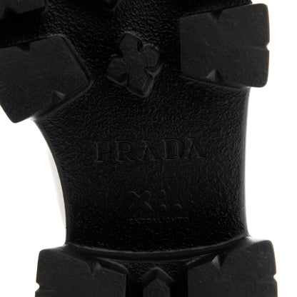 Prada Spazzolato Rois Monolith 55mm Derby Loafers 39 Black 7 of 8
