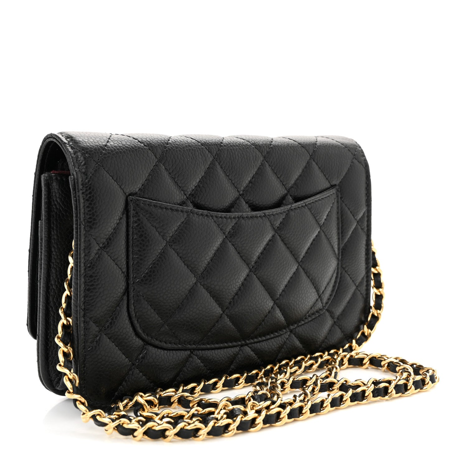 Chanel Caviar Quilted Wallet on Chain WOC Black 3 of 11