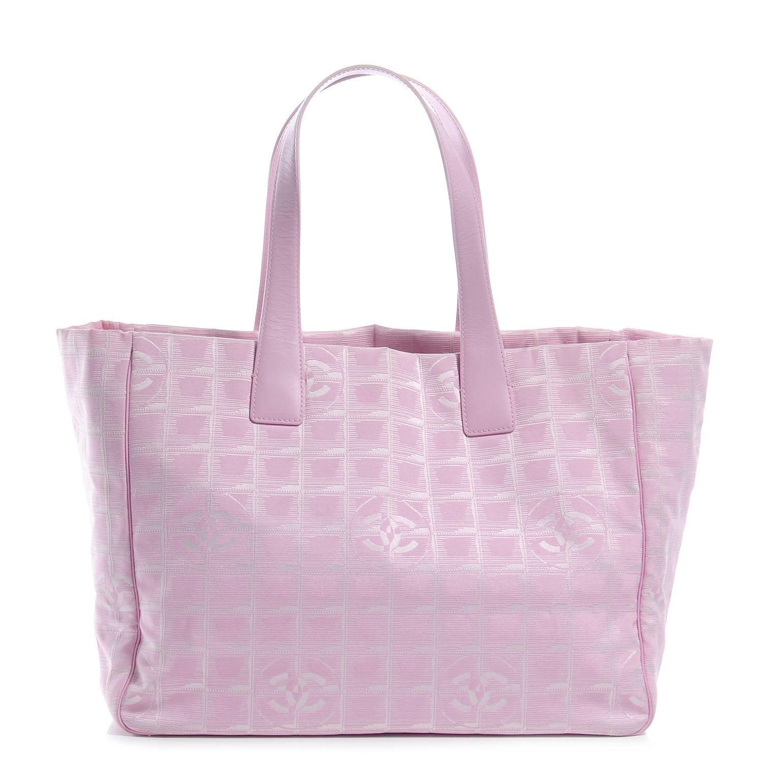 Chanel Nylon Travel Large Tote Pink 1 of 7