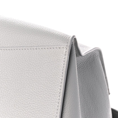 Balenciaga Grained Calfskin Neo Classic Silver Hardware Large Top Handle Bag Light Grey 12 of 14