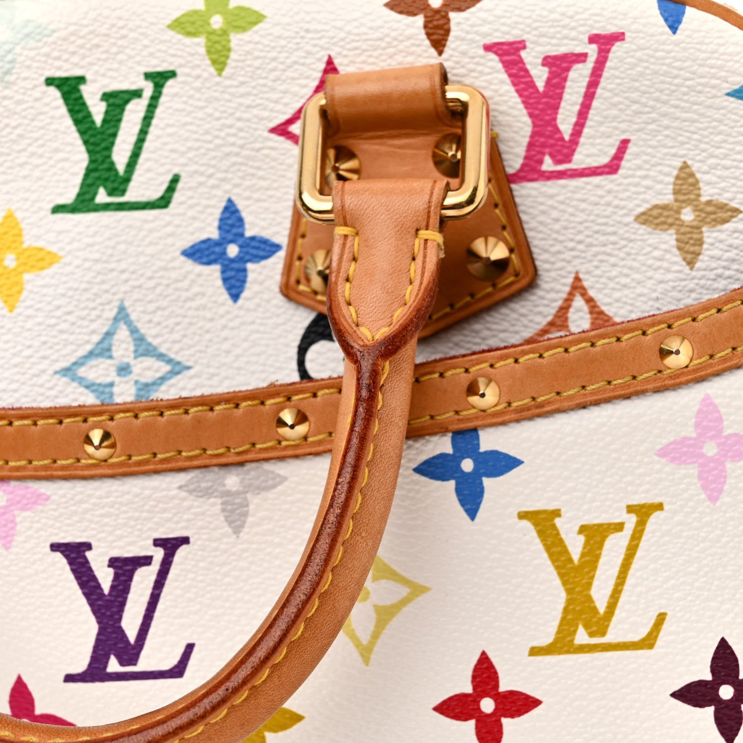 Monogram Multicolor Trouville White