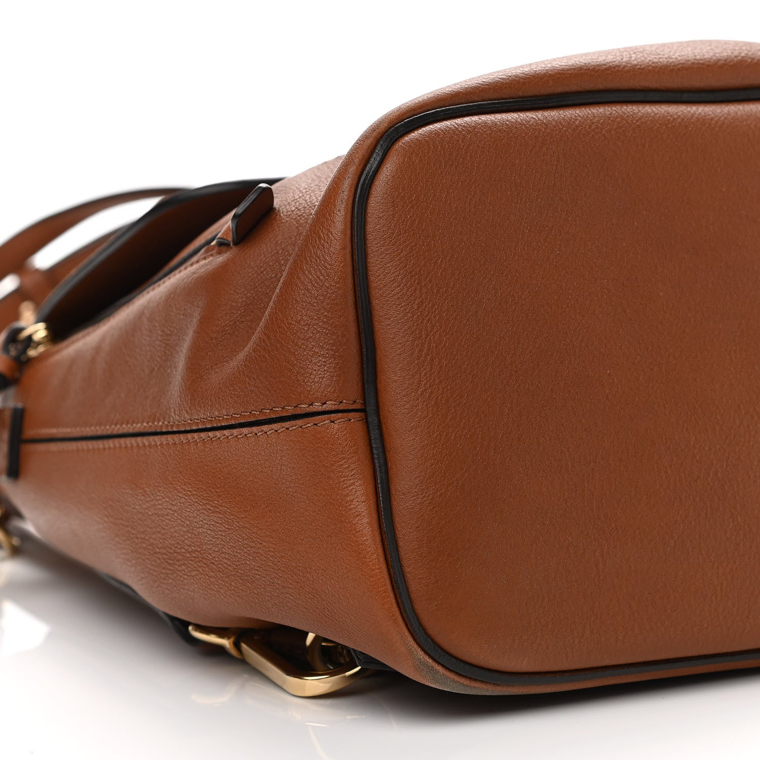 Chloe Suede Calfskin Small Faye Backpack Tan 9 of 10