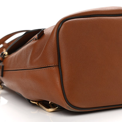 Chloe Suede Calfskin Small Faye Backpack Tan 9 of 10
