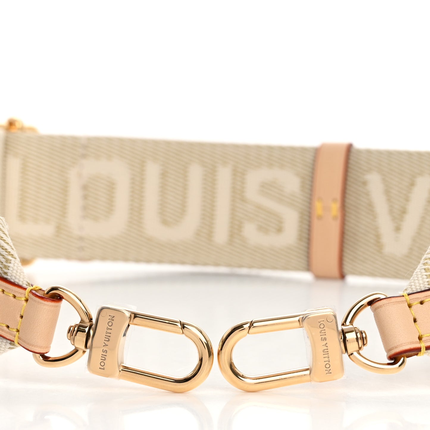 Jacquard High Rise Shoulder Strap Beige