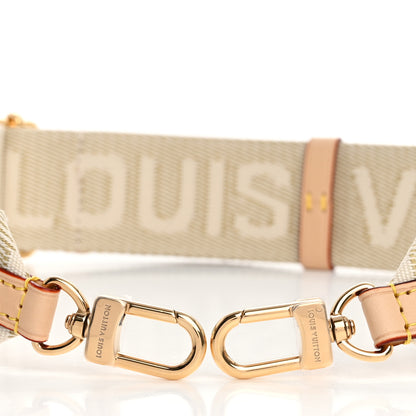 Louis Vuitton Jacquard High Rise Shoulder Strap Beige 3 of 4