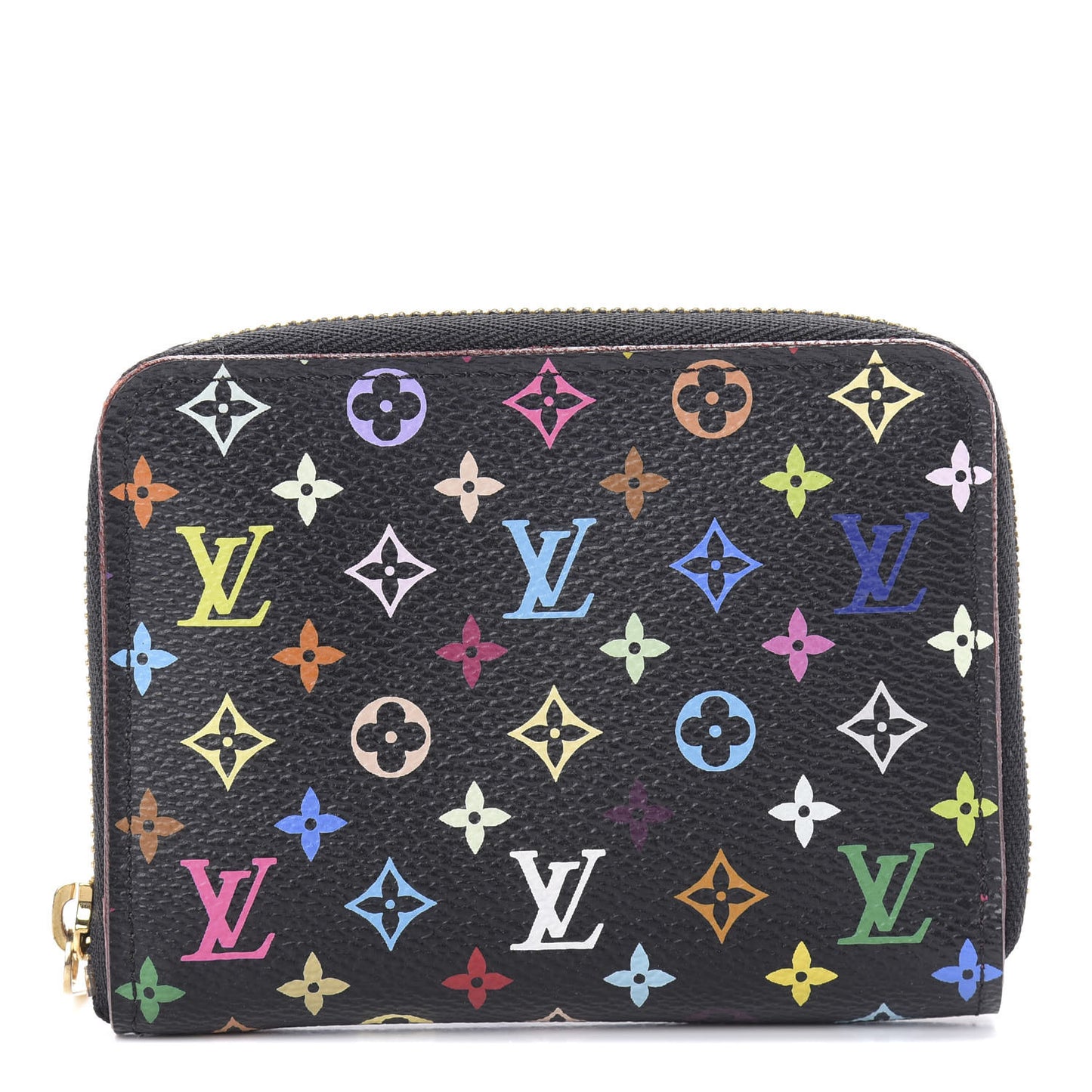 Monogram Multicolor Zippy Coin Purse Black Grenade