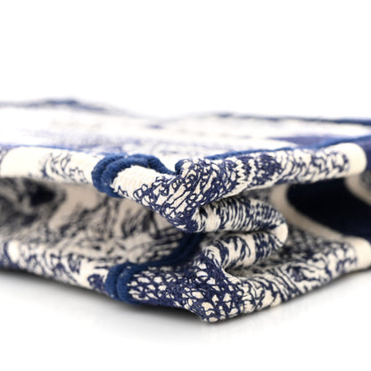 Christian Dior Canvas Embroidered Mini Toile De Jouy Book Tote Blue 10 of 14