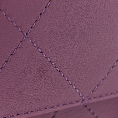 Chanel Lambskin Sleek And Chic Flap Purple 13 of 13