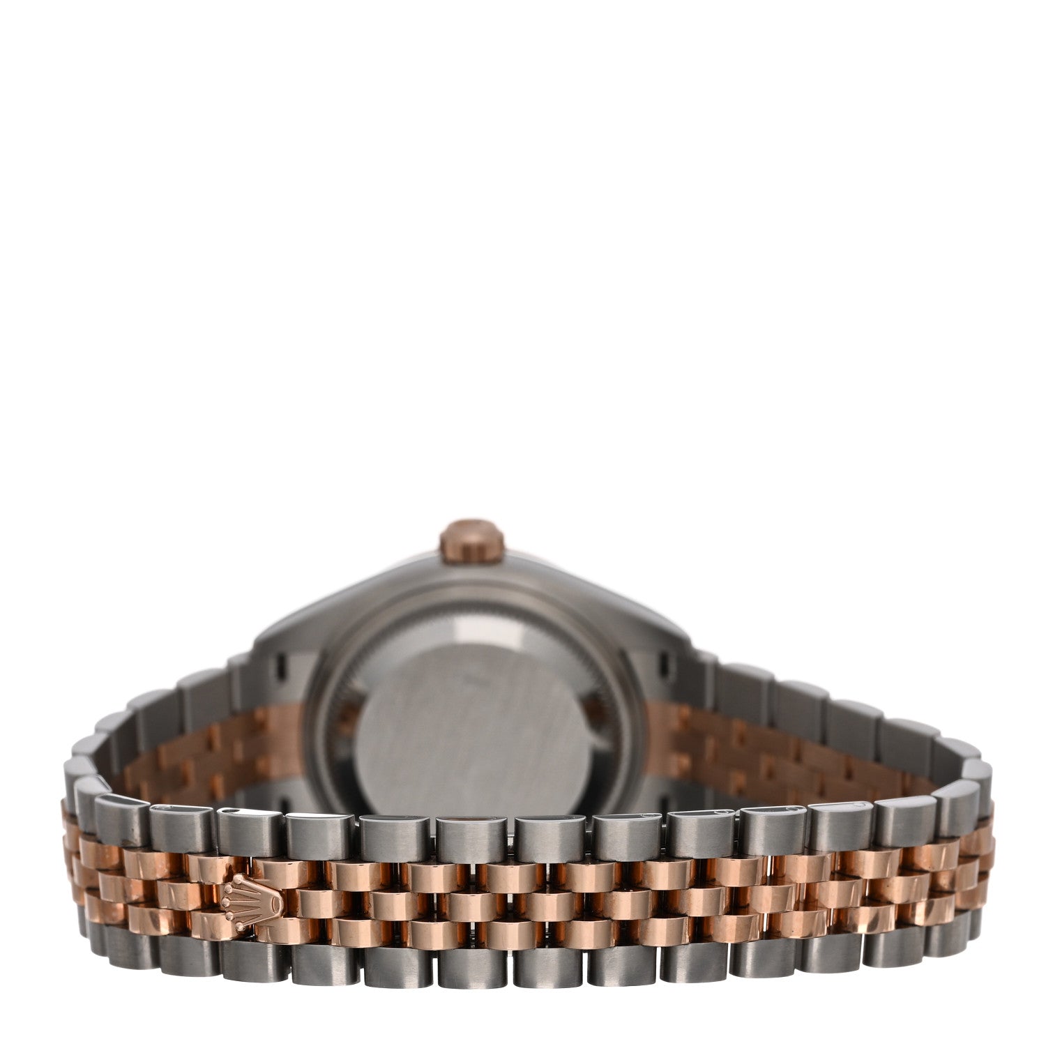 Rolex Stainless Steel 18K Everose Gold 28mm Oyster Perpetual Datejust Watch Chocolate Roman 279171 3 of 5