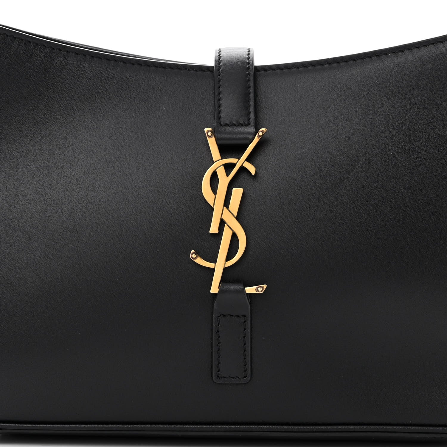 Saint Laurent Smooth Calfskin Le 5 A 7 Hobo Black 8 of 12
