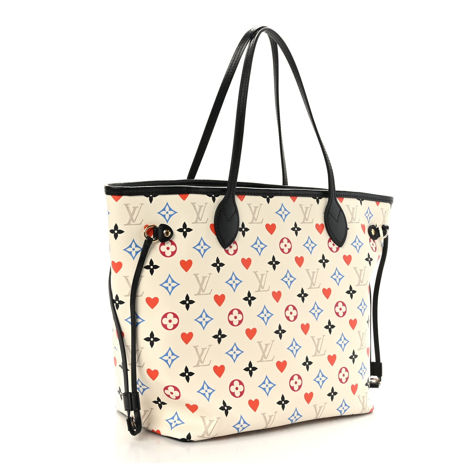 Louis Vuitton Game On Neverfull MM White 4 of 9
