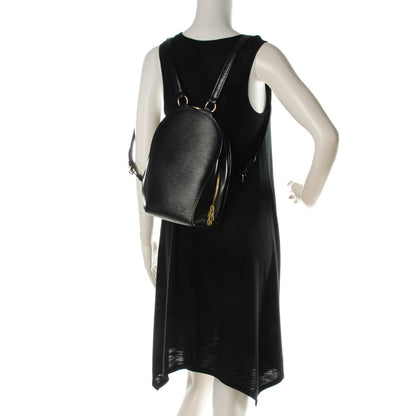 Louis Vuitton Epi Mabillon Backpack Black 2 of 7