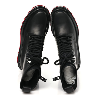 Christian Louboutin Calfskin Dune Trott Alta Flat Boots 36 Black 2 of 9