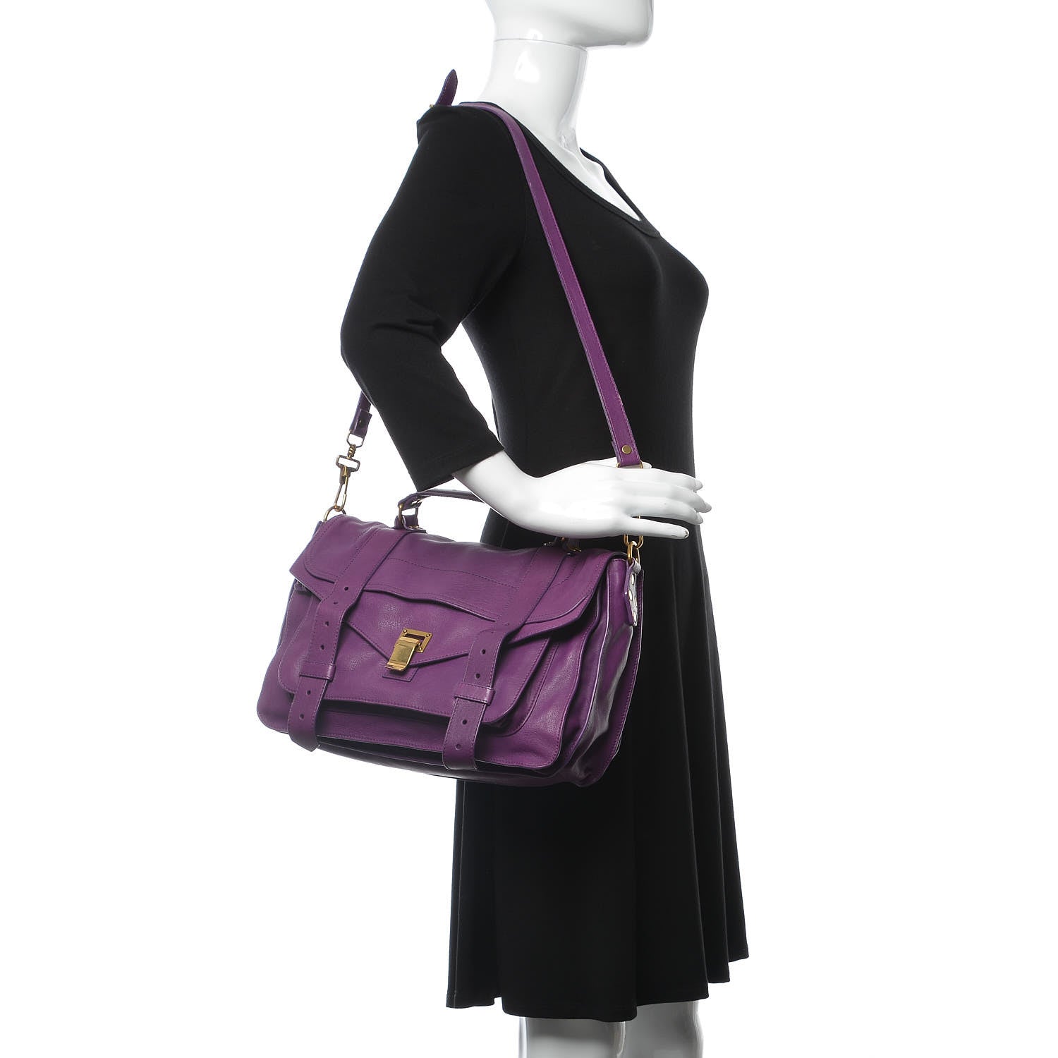 Proenza Schouler Lambskin Medium PS1 Satchel Veruca Salt 2 of 13