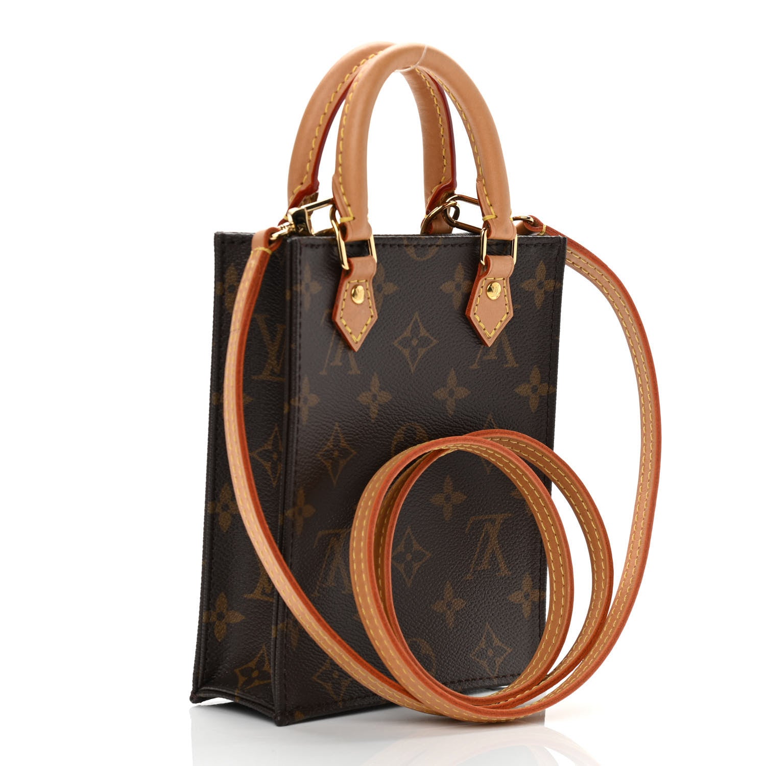 Louis Vuitton Monogram Petit Sac Plat 3 of 11