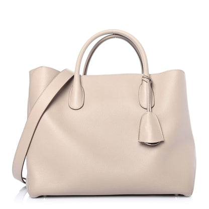 Christian Dior Supple Grained Calfskin Large Open Bar Tote Rose Poudre 1 of 10