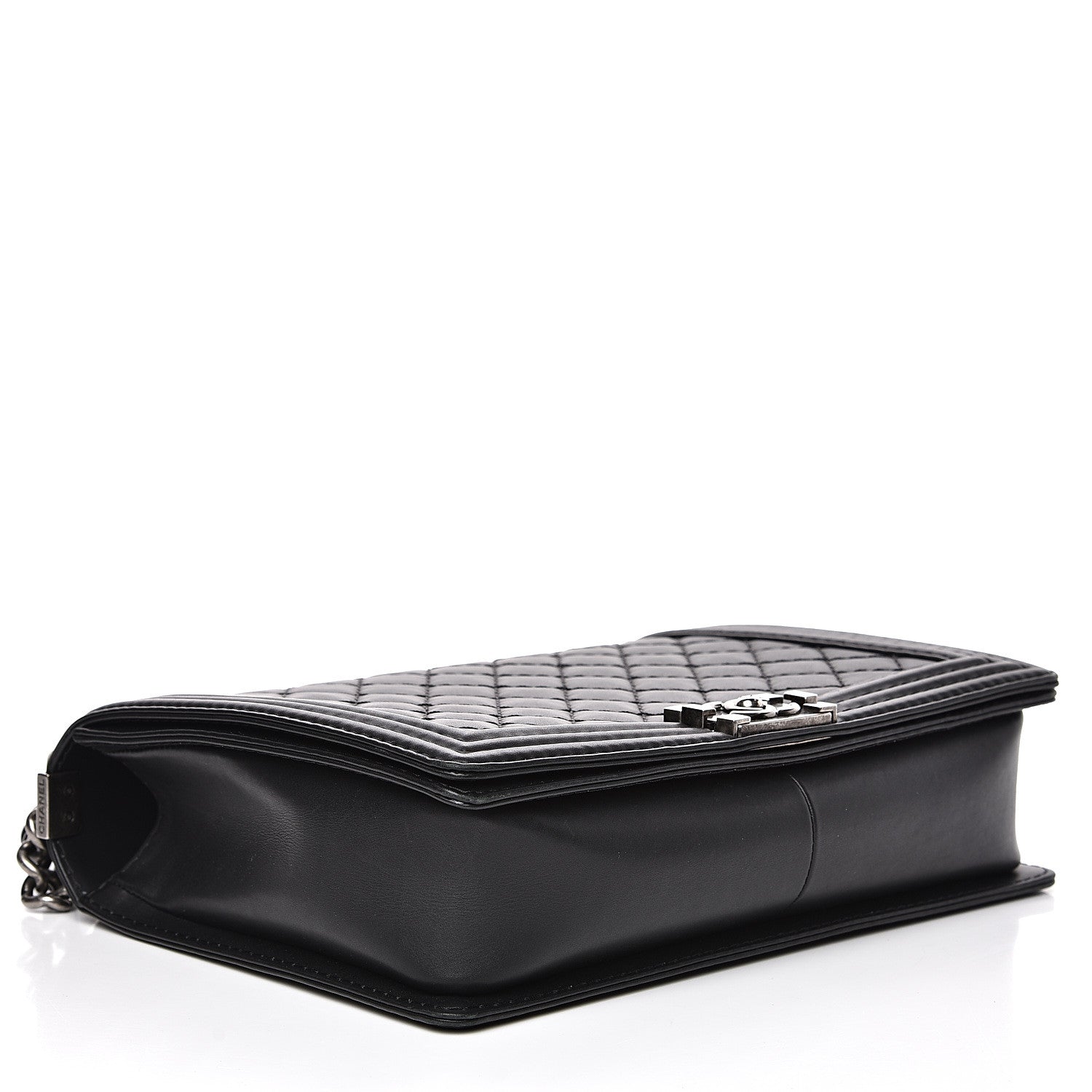 Chanel Lambskin Quilted Large Boy Flap Black 3 of 14
