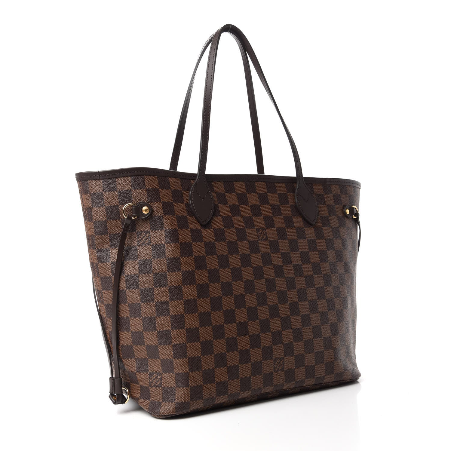 Louis Vuitton Damier Ebene Neo Neverfull MM Rose Ballerine 3 of 11