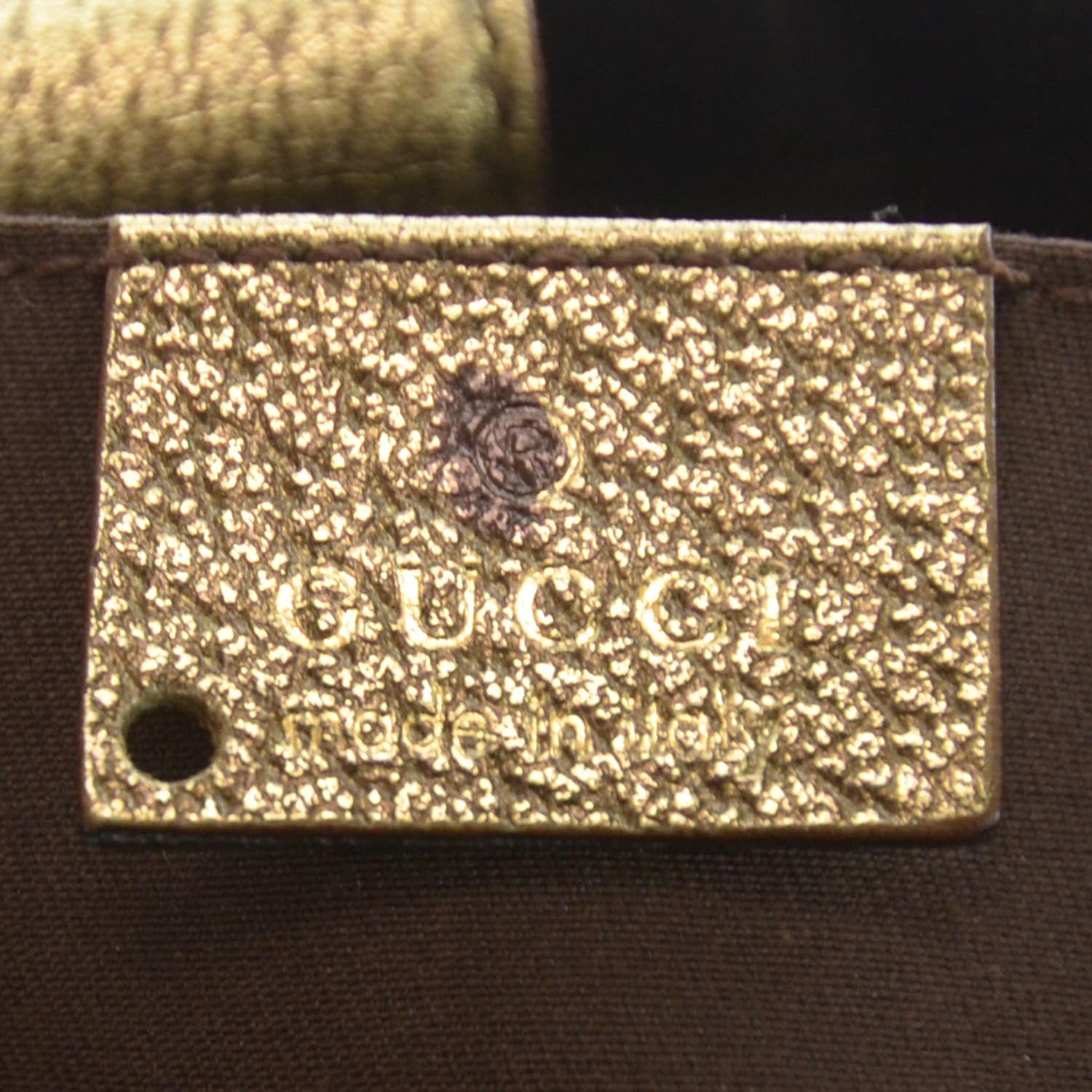 Gucci Monogram Bamboo Chain Shoulder Bag Metallic 5 of 8