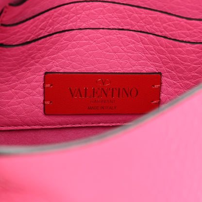 Valentino Garavani Grained Calfskin Small Rockstud Top Handle Bag Feminine Pink 6 of 9